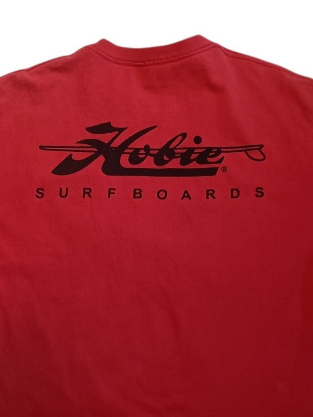 Hobie By Hurley Collab Pocket T Shirt Men Size L Surfboards Ocean Red Cotton